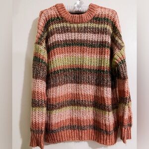 American Eagle Striped Multicolor Women's Sweater